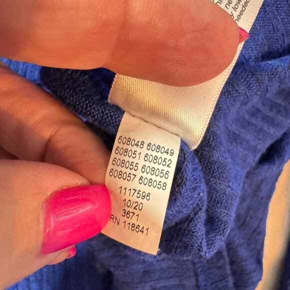 Lane Bryant Women's Plus Size 22/24 Cowl Neck Long Sleeve Royal Blue Sweater - Picture 6 of 10